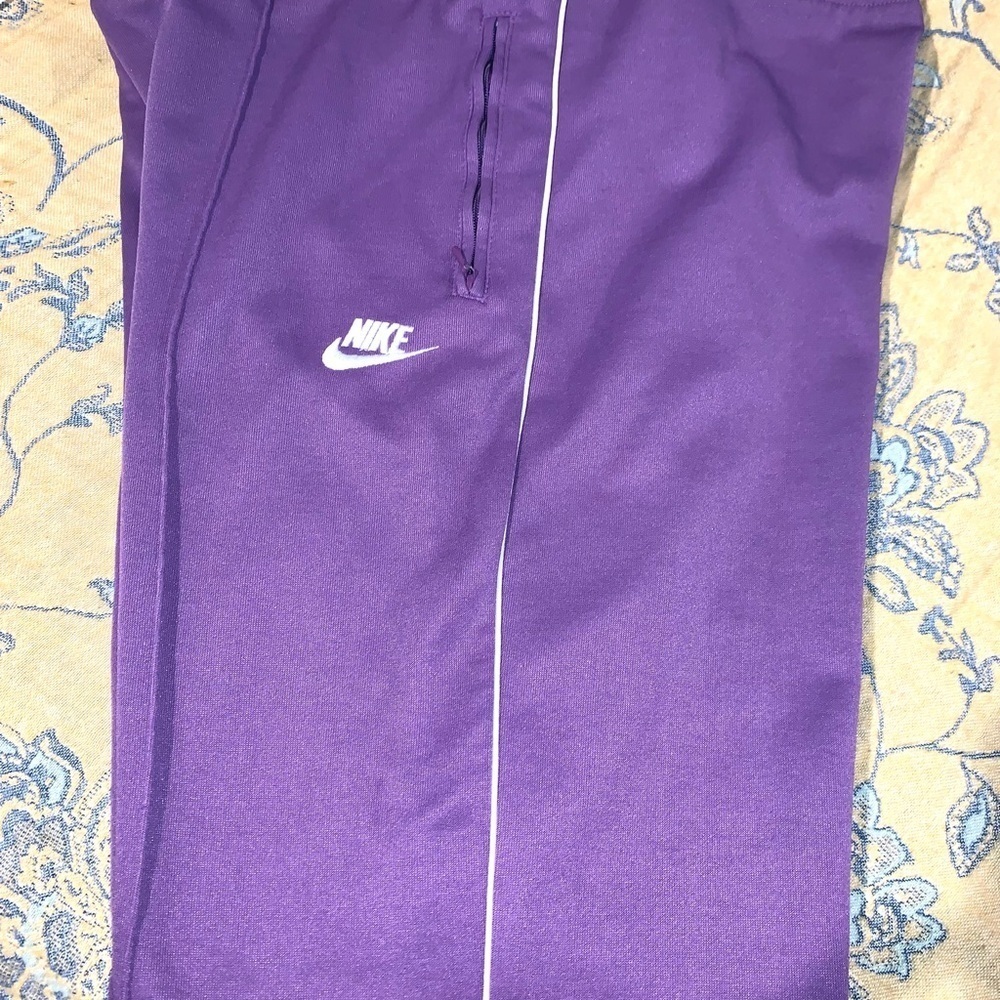 Vintage 90s Retro Nike track suit matching set rare Purple Women’s large - Picture 15 of 16